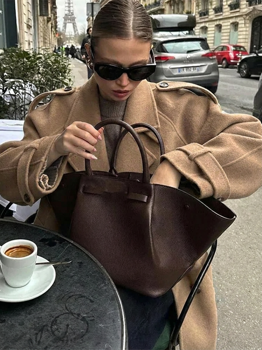 Women's Cropped Trench Coat Classic | Double-Breasted