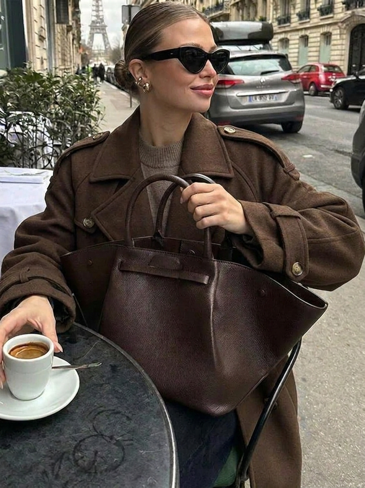 Women's Cropped Trench Coat Classic | Double-Breasted