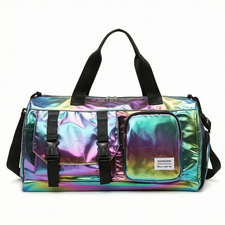Women’s Duffle Bag with Shoulder Strap & Front Pockets | Gym