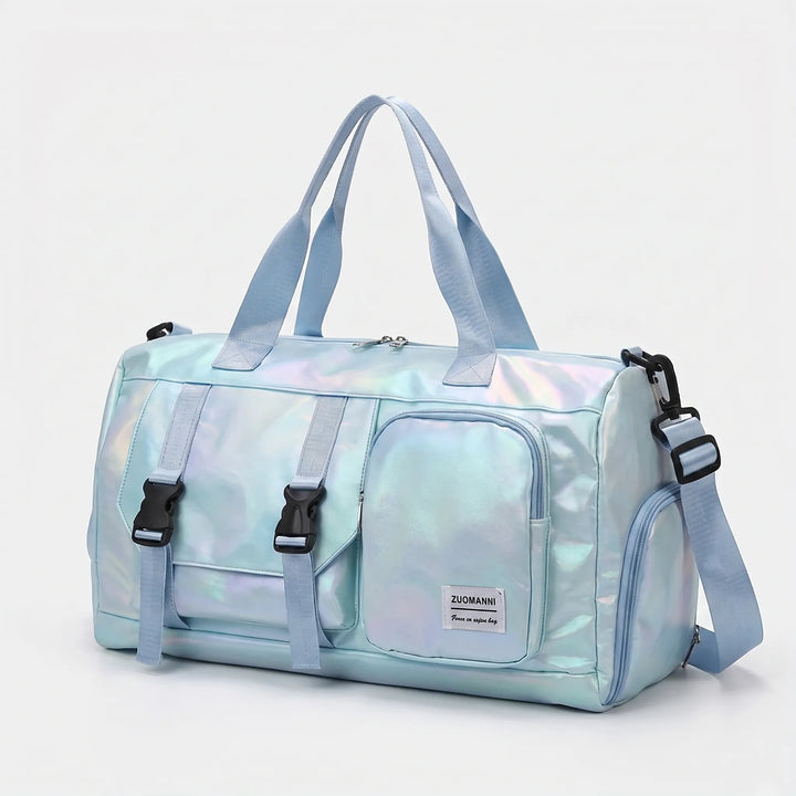 Women’s Duffle Bag with Shoulder Strap & Front Pockets | Gym