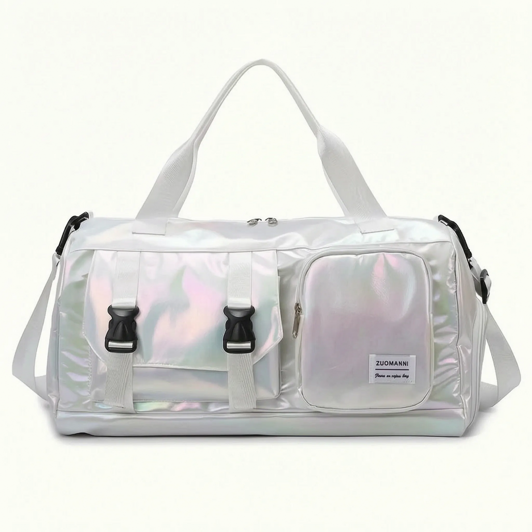 Women’s Duffle Bag with Shoulder Strap & Front Pockets | Gym