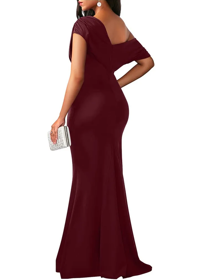 Women's Evening Dress with One Shoulder | Maxi Gown