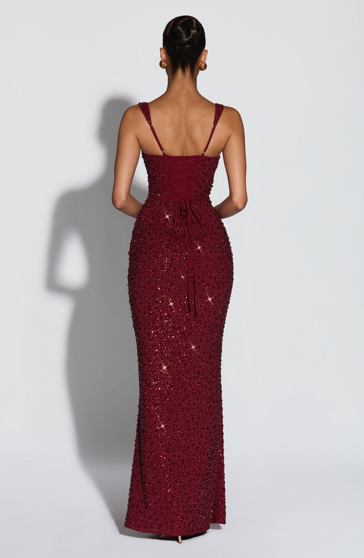 Women's Evening Maxi Prom Dress | Square Neck