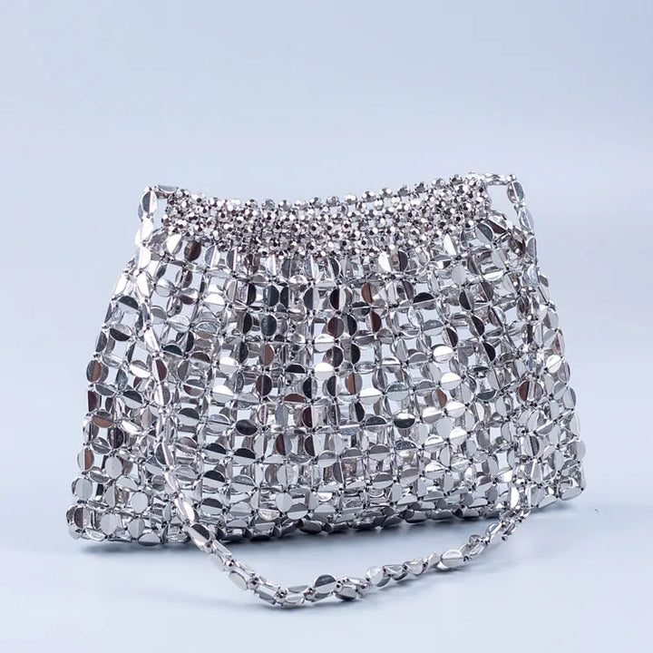 Women's Flat Beaded Handbags | Shoulder Strap