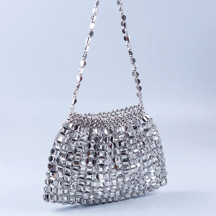 Women's Flat Beaded Handbags | Shoulder Strap