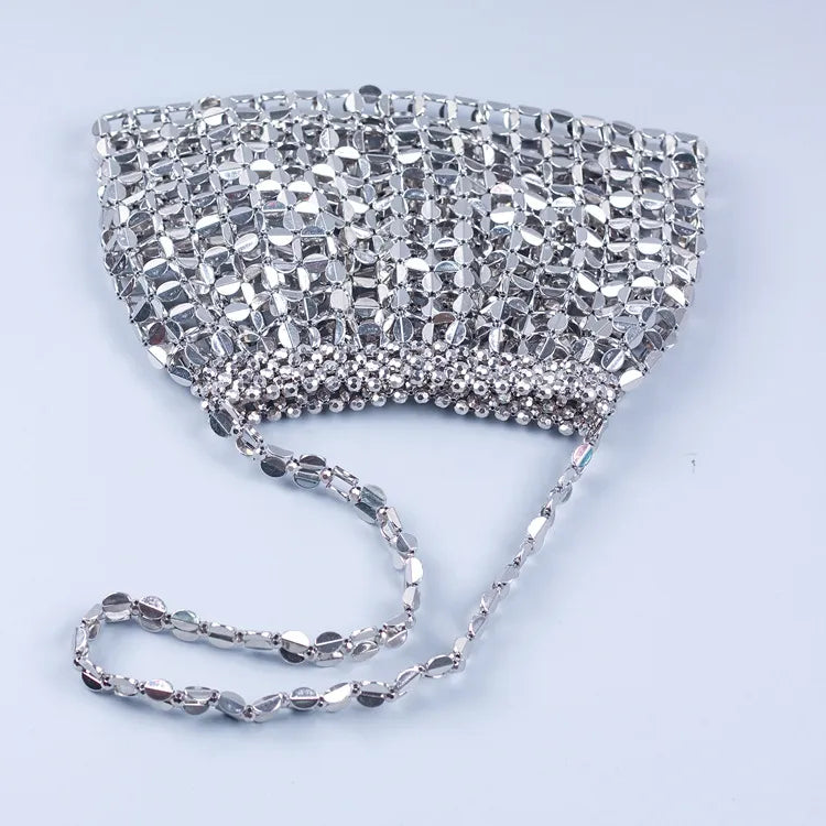 Women's Flat Beaded Handbags | Shoulder Strap