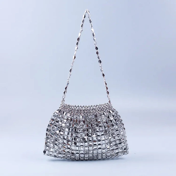 Women's Flat Beaded Handbags | Shoulder Strap