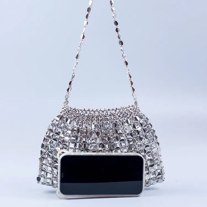 Women's Flat Beaded Handbags | Shoulder Strap