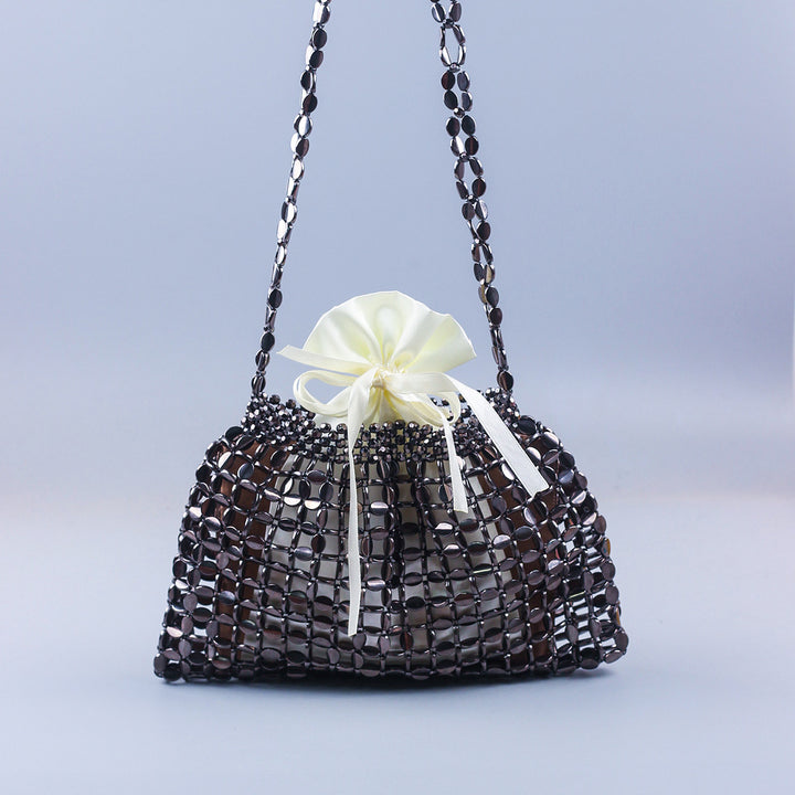 Women's Flat Beaded Handbags | Shoulder Strap