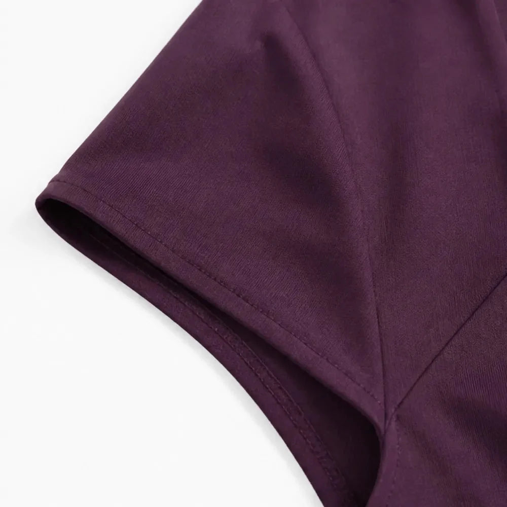 Women's Formal Dress with Square Neck | A-Line