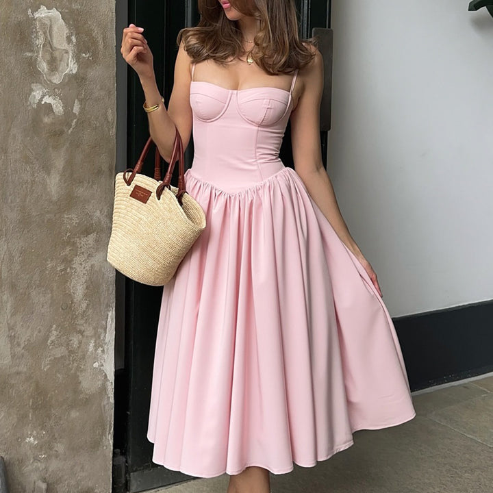 Women's Formal Sundress with Corset Bodice | Midi
