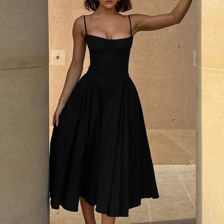 Women's Formal Sundress with Corset Bodice | Midi