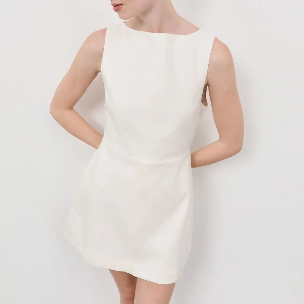 Women's Graduation Dress Boat Neck | Mini