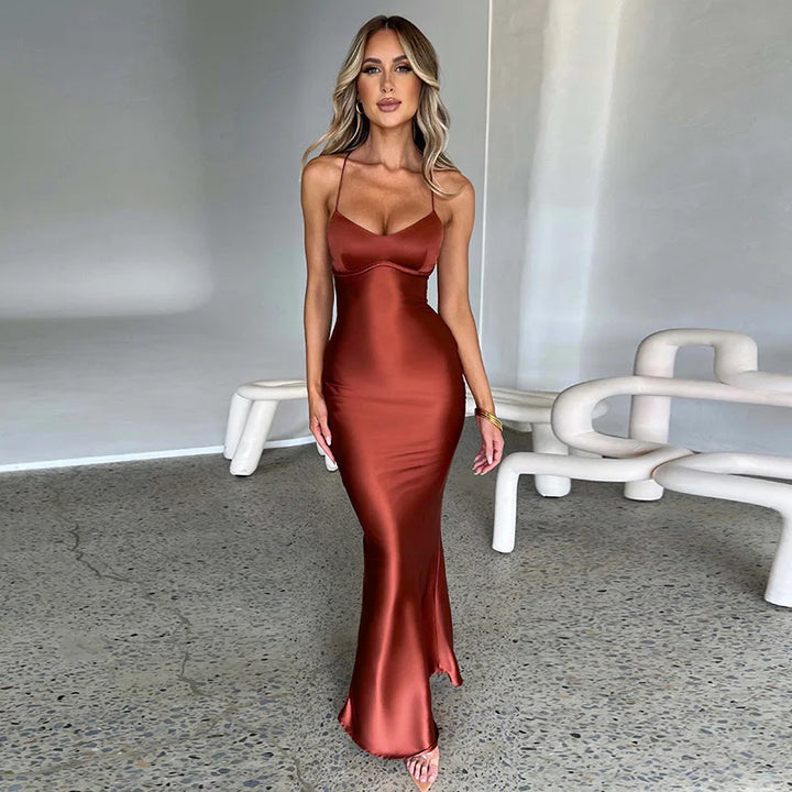 Women's Graduation Dress Slip with Open Back | Cocktail