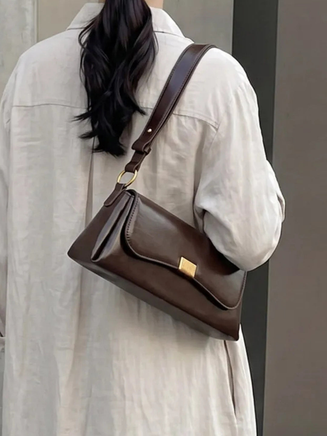 Women's Handbag Baguette Shape | Shoulder