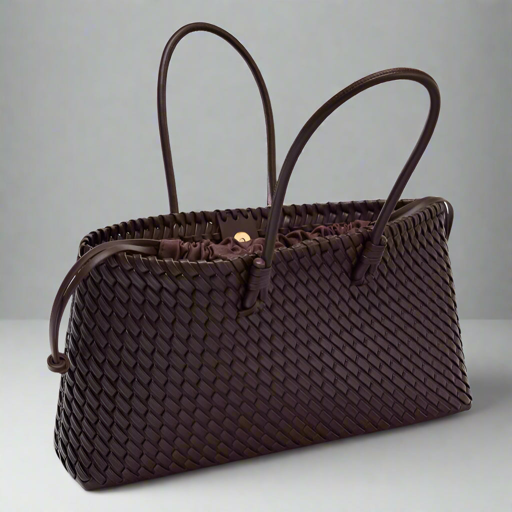 Women's Handbag with Woven Design | Tote