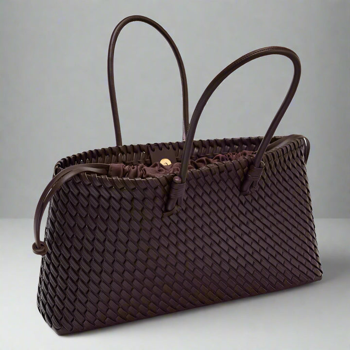 Women's Handbag with Woven Design | Tote