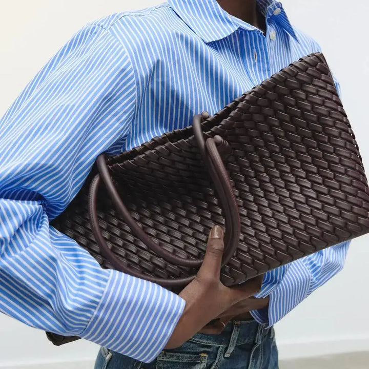 Women's Handbag with Woven Design | Tote