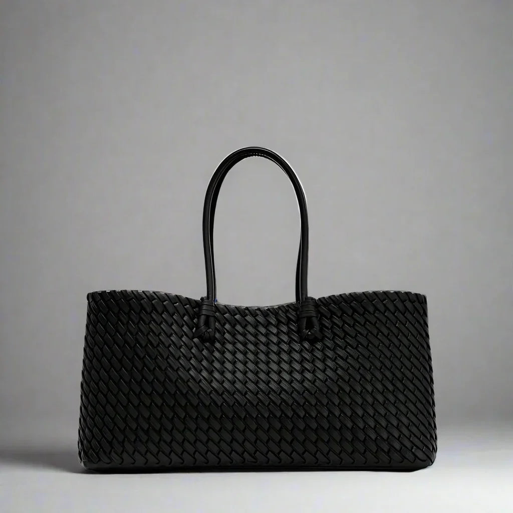 Women's Handbag with Woven Design | Tote