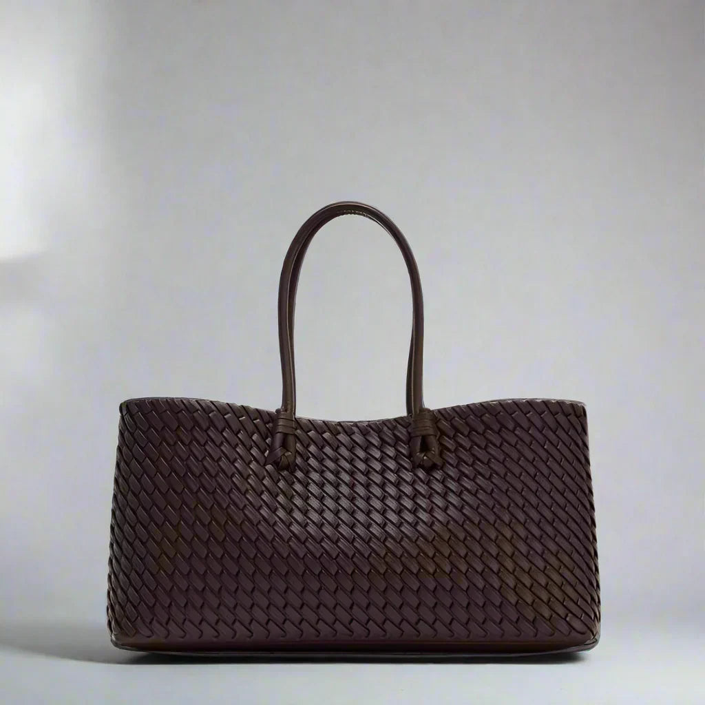 Women's Handbag with Woven Design | Tote