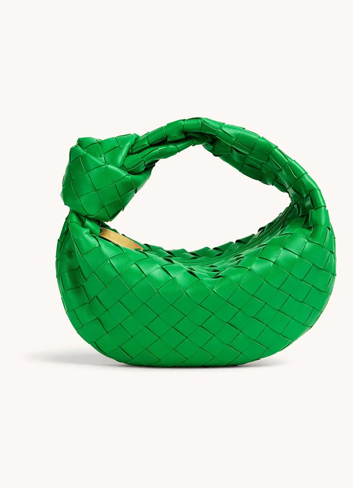 Women's Handbag with Woven Knot Handle | Hobo