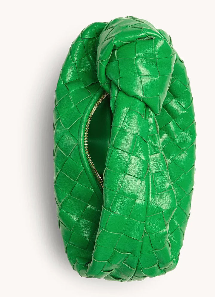 Women's Handbag with Woven Knot Handle | Hobo