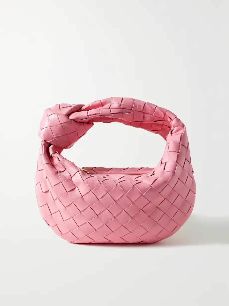 Women's Handbag with Woven Knot Handle | Hobo