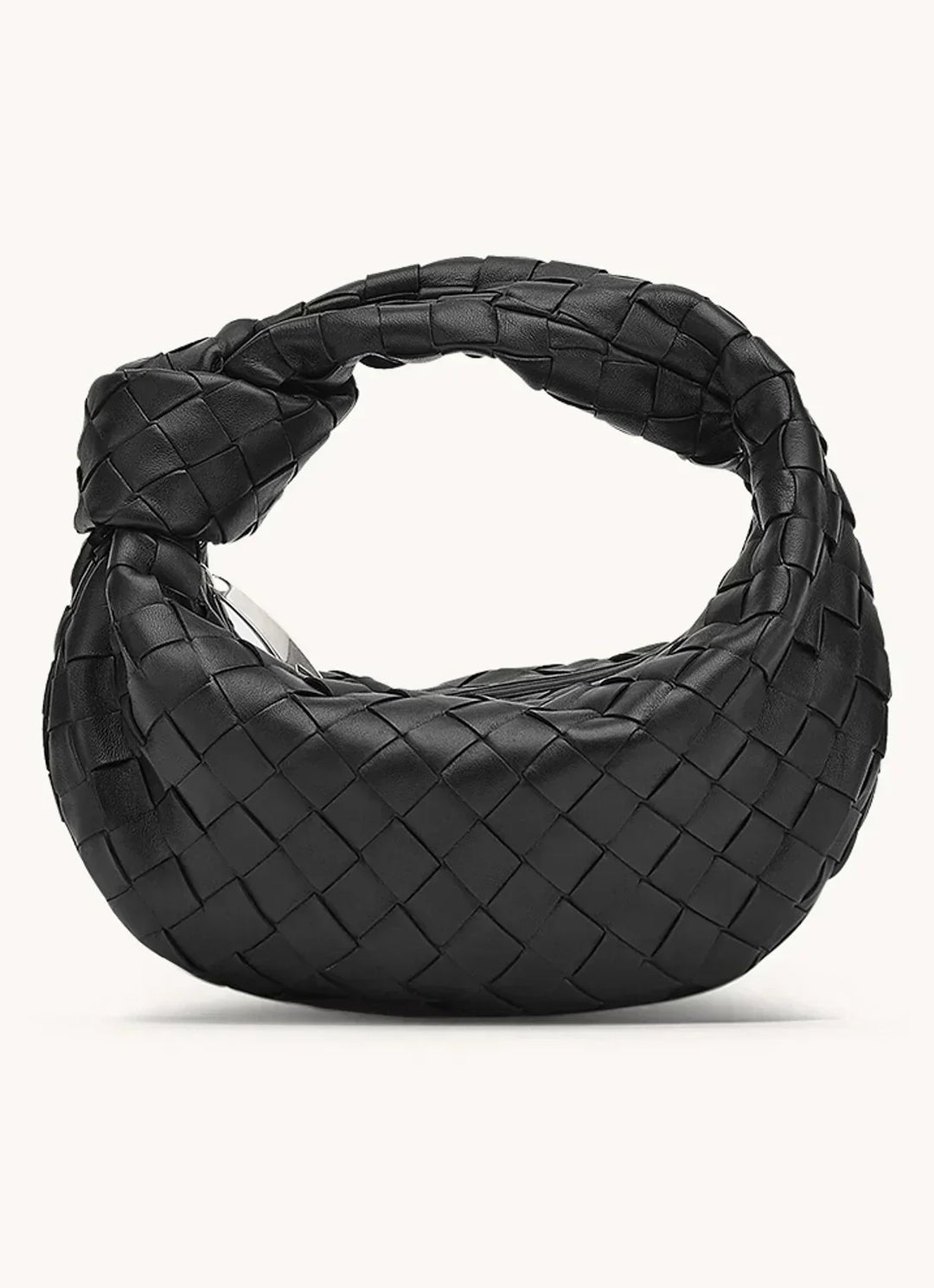 Women's Handbag with Woven Knot Handle | Hobo