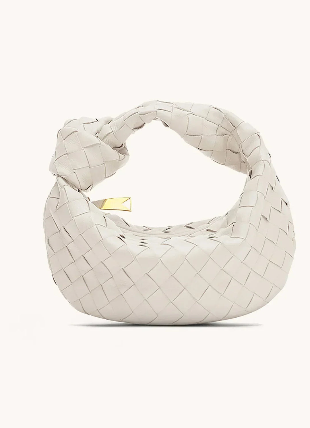 Women's Handbag with Woven Knot Handle | Hobo