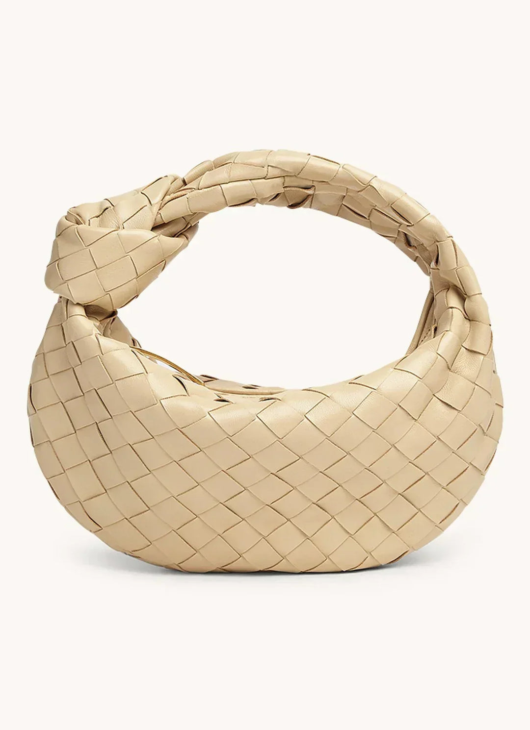 Women's Handbag with Woven Knot Handle | Hobo