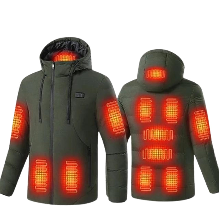 Women's Heated Jacket 11 Zone Hooded | Puffer