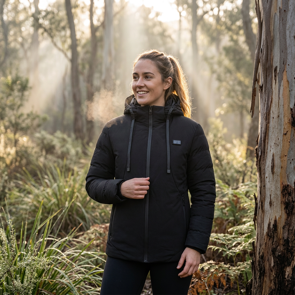 Women's Heated Jacket 11 Zone Hooded | Puffer