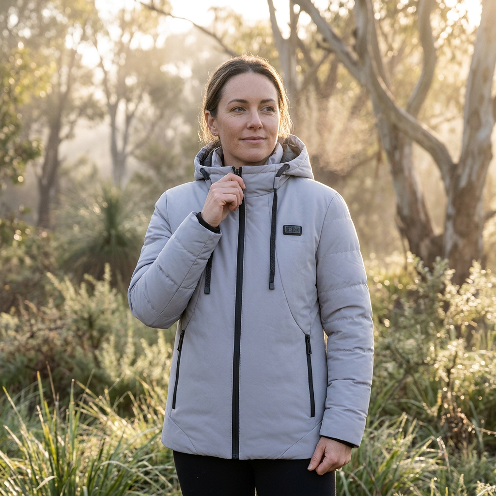 Women's Heated Jacket 11 Zone Hooded | Puffer