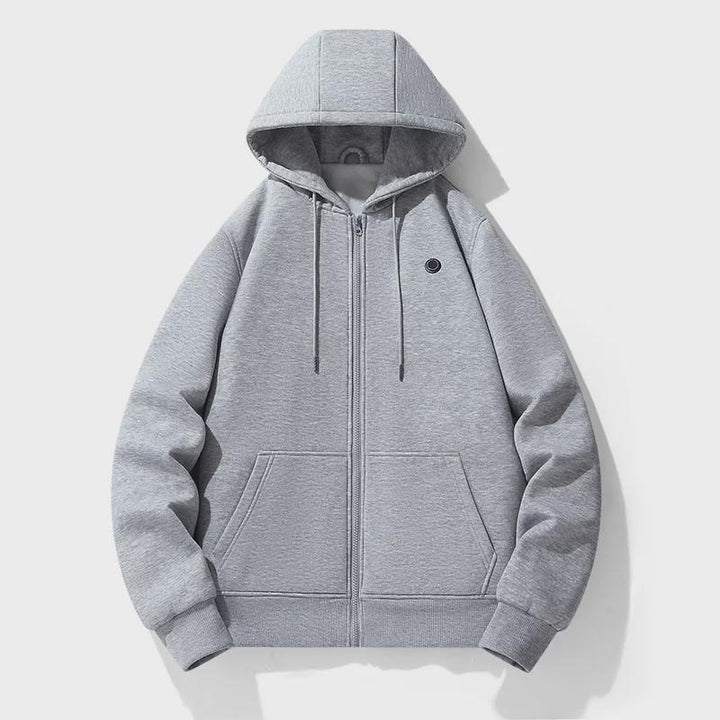 Women's Heated Jacket Hoodie Zip Up Kangaroo Pocket | Winter