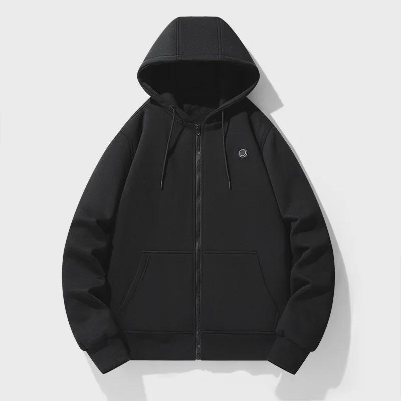 Women's Heated Jacket Hoodie Zip Up Kangaroo Pocket | Winter