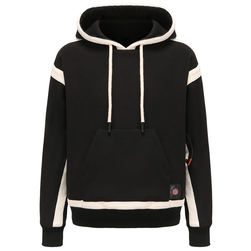 Women's Heated Jacket with Hood | USB Pullover