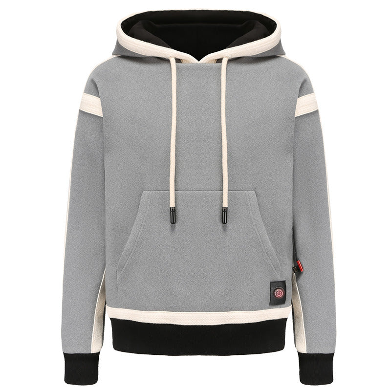 Women's Heated Jacket with Hood | USB Pullover