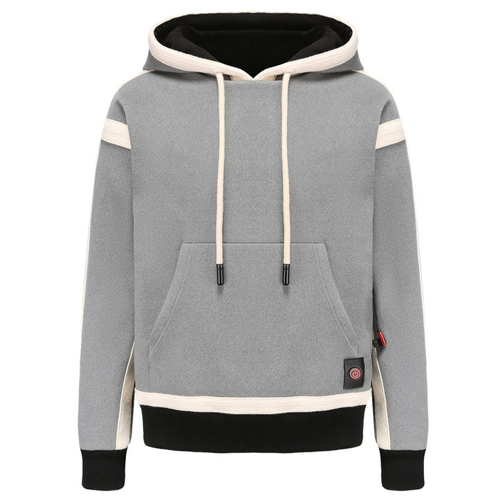 Women's Heated Jacket with Hood | USB Pullover