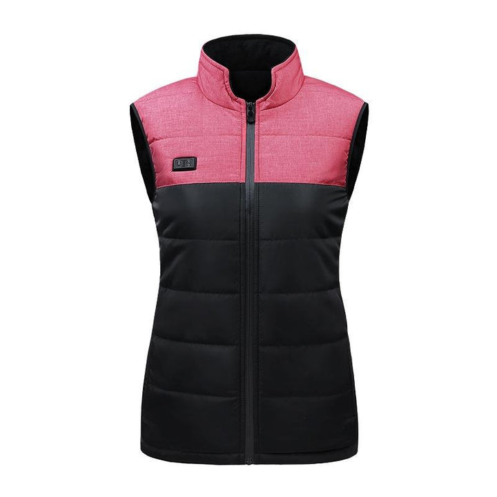 Women's Heated Vest with USB Cord & Two Tone | Puffer