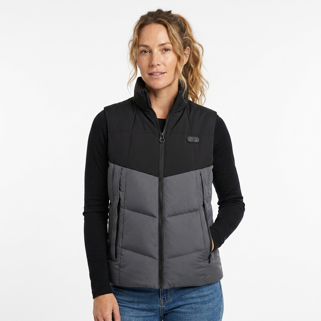 Women's Heated Vest with Zip Front | Puffer