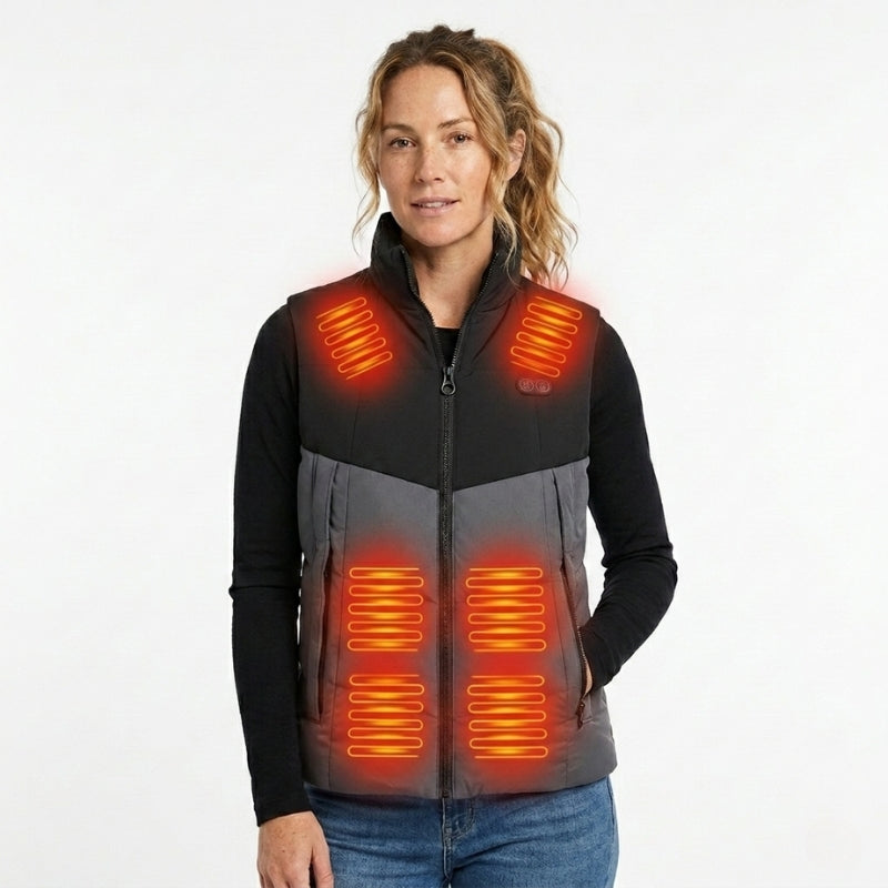 Women's Heated Vest with Zip Front | Puffer