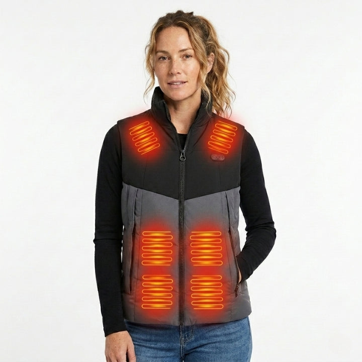 Women's Heated Vest with Zip Front | Puffer