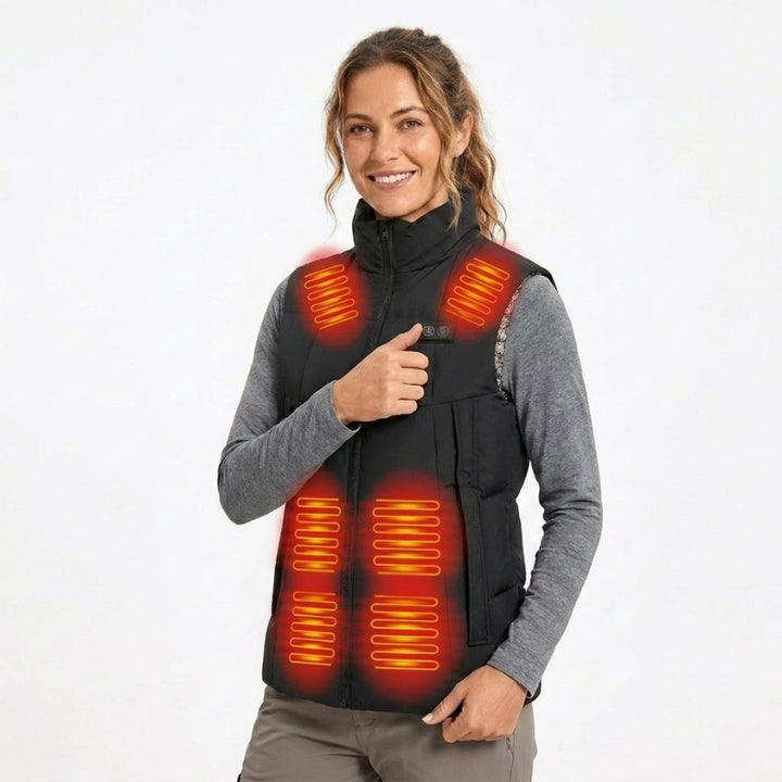 Women's Heated Vest with Zip Front | Puffer