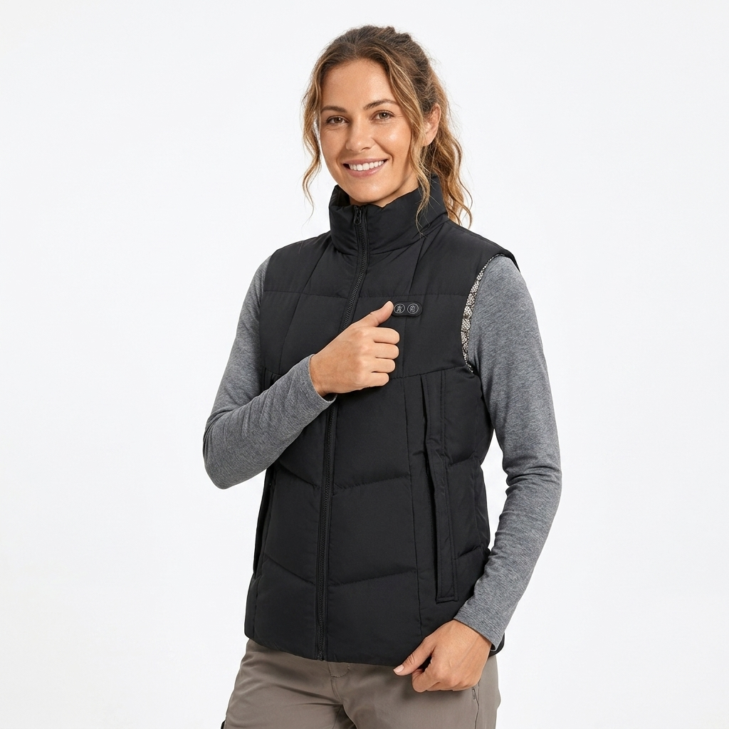 Women's Heated Vest with Zip Front | Puffer