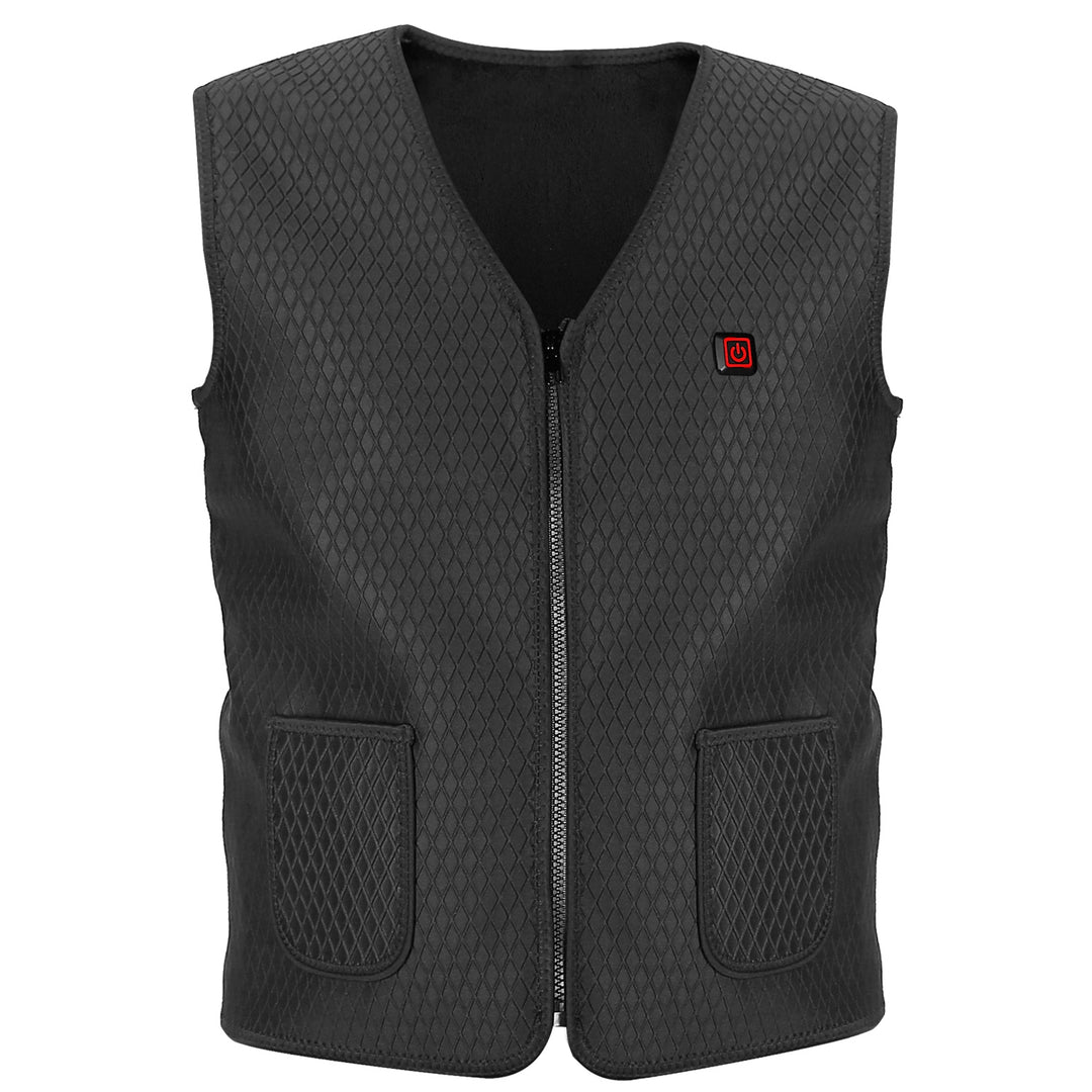Women's Heated Vest with Zip Front | V-Neck