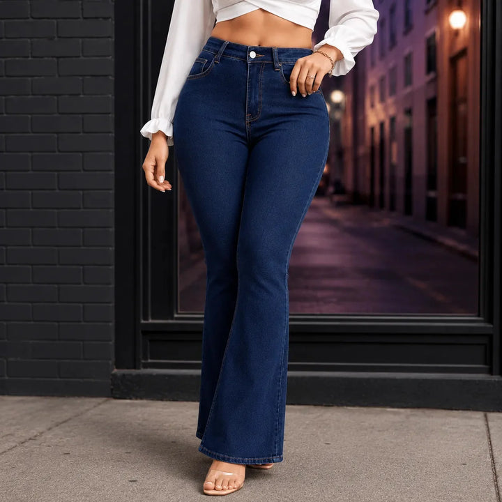 Women's High-Waisted Flare Jeans | Casual