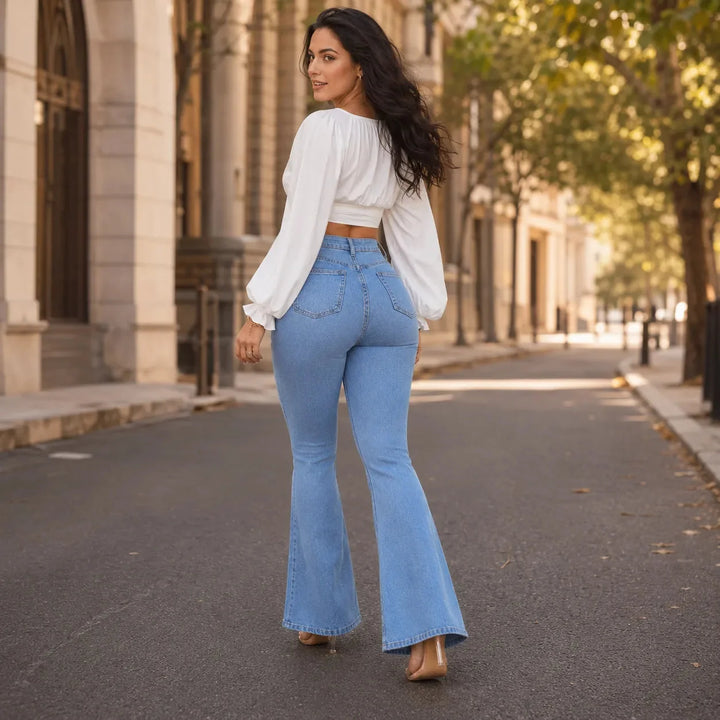 Women's High-Waisted Flare Jeans | Casual