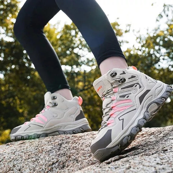 Women's Hiking Boots with Rugged Sole | Lace-Up