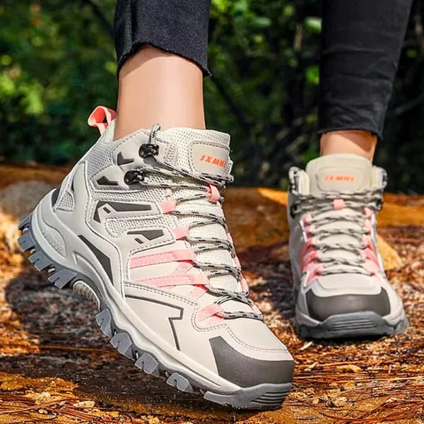 Women's Hiking Boots with Rugged Sole | Lace-Up
