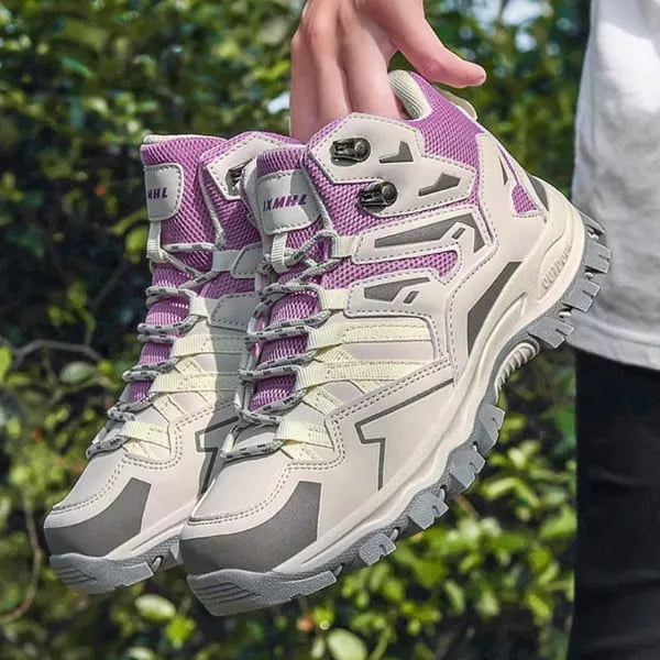 Women's Hiking Boots with Rugged Sole | Lace-Up